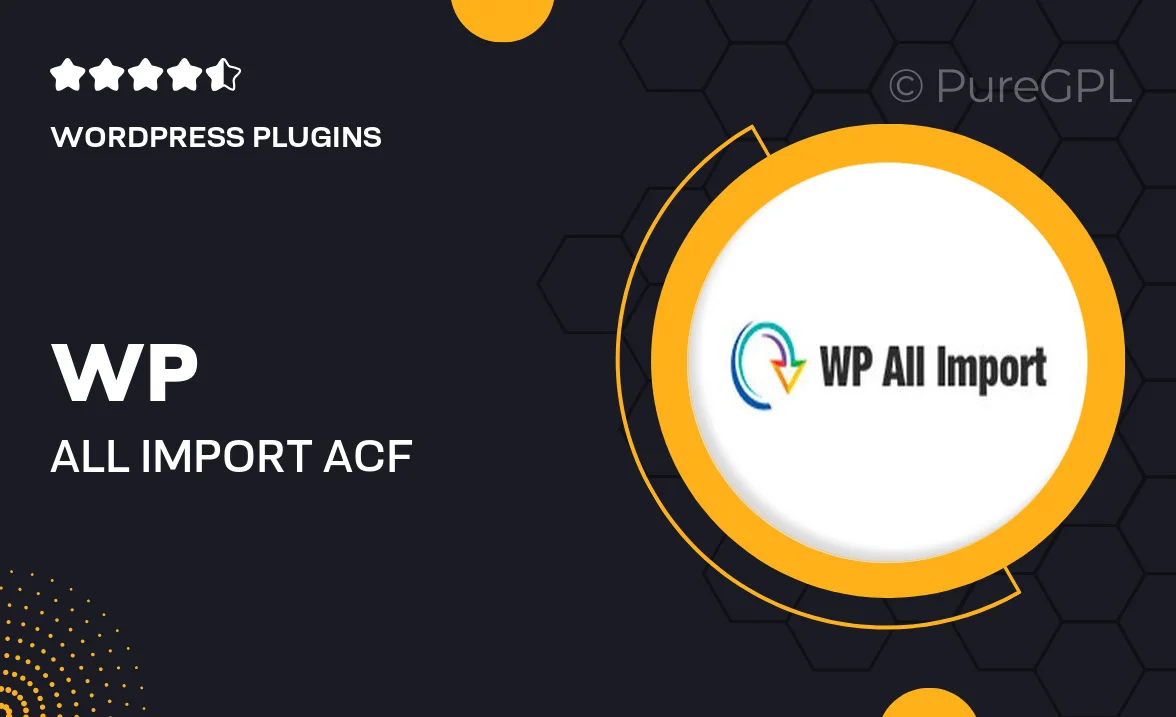 Wp all import | ACF Export Add-On Pro