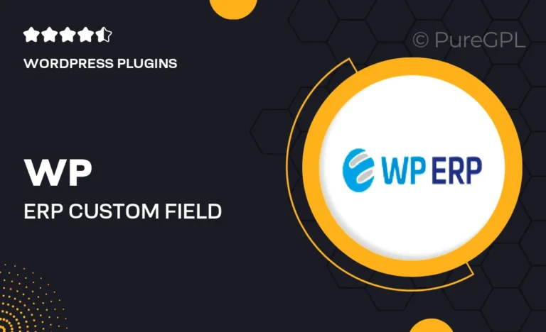 wp erp custom field builder