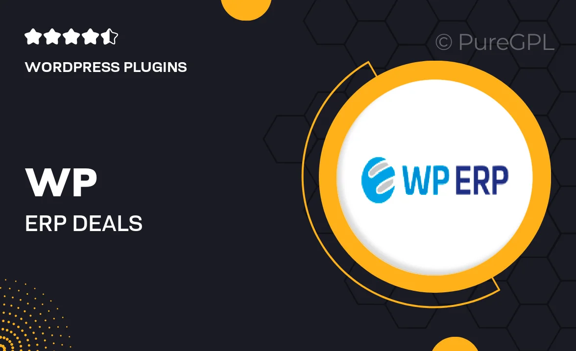 Wp erp | Deals