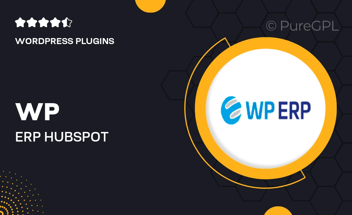 Wp erp | HubSpot Contacts Sync