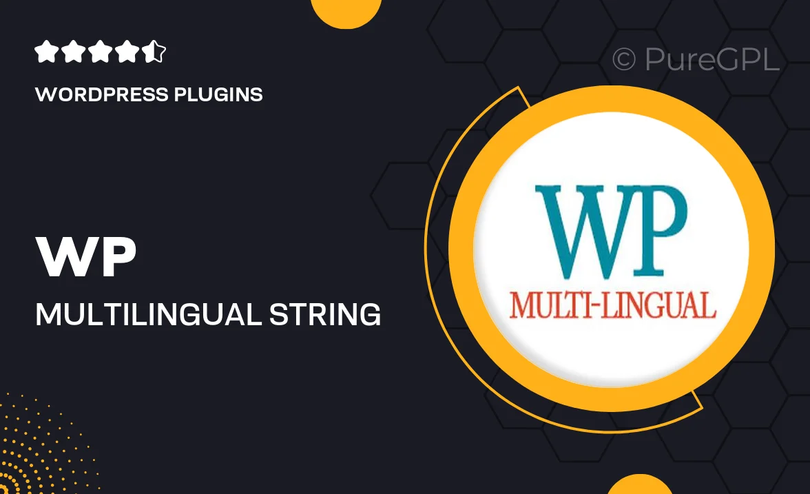 Wp multi-lingual | String Translation