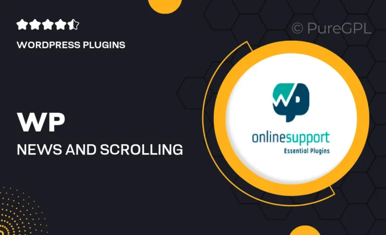 wp news and scrolling widgets pro