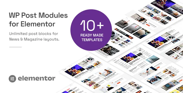 wp post modules for newspaper and magazine layouts elementor addon