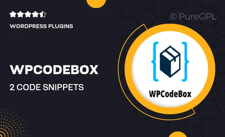 wpcodebox 2 code snippets with cloud support
