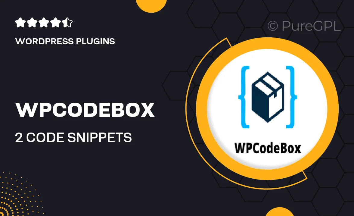 WPCodeBox 2 – Code Snippets With Cloud Support