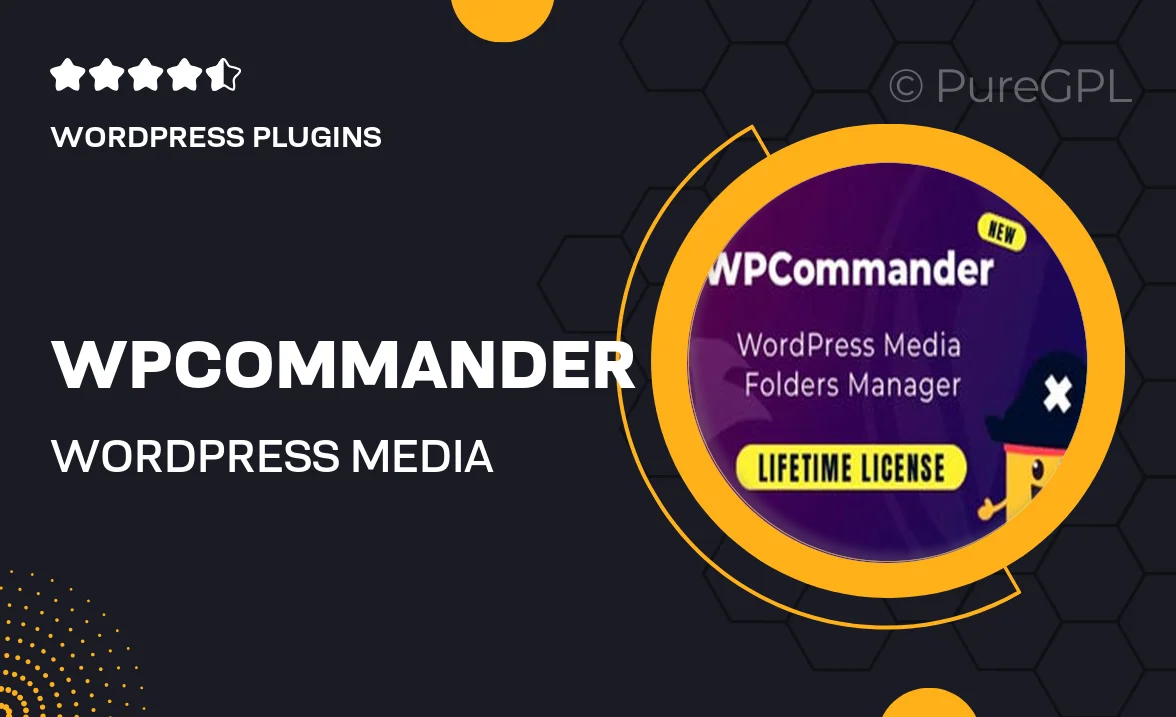 WPCommander – WordPress Media Folder Manager