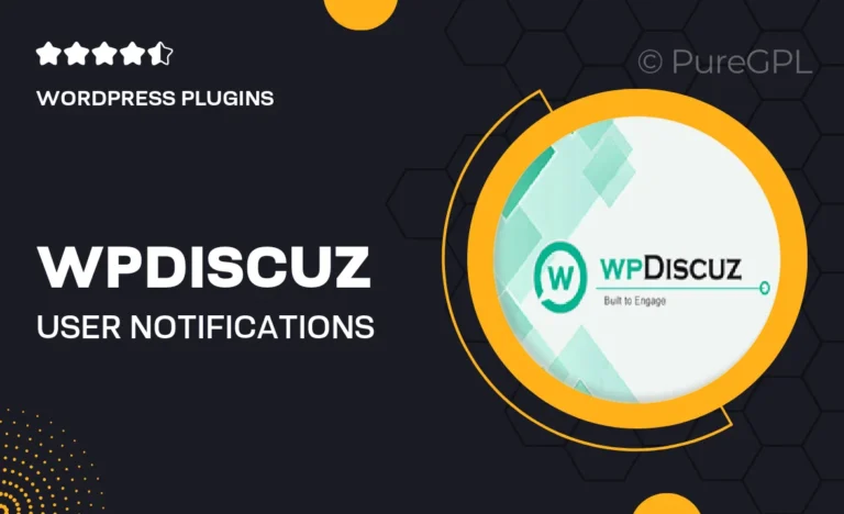 wpdiscuz user notifications