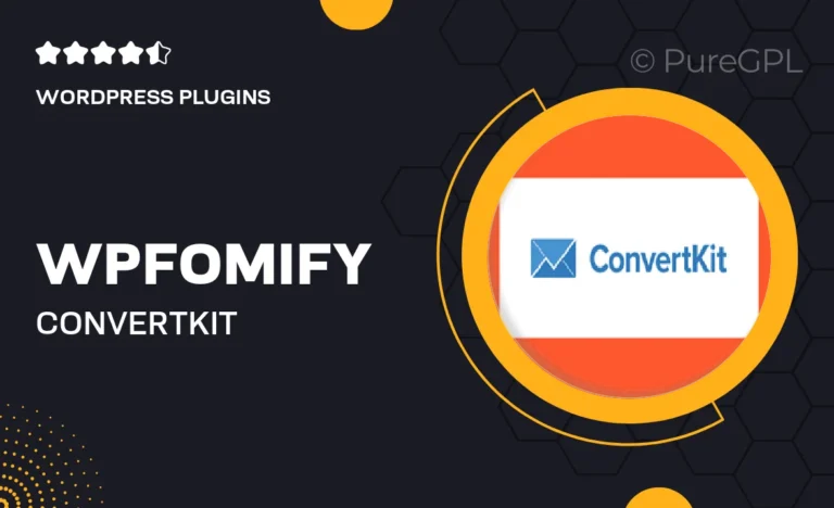 wpfomify convertkit