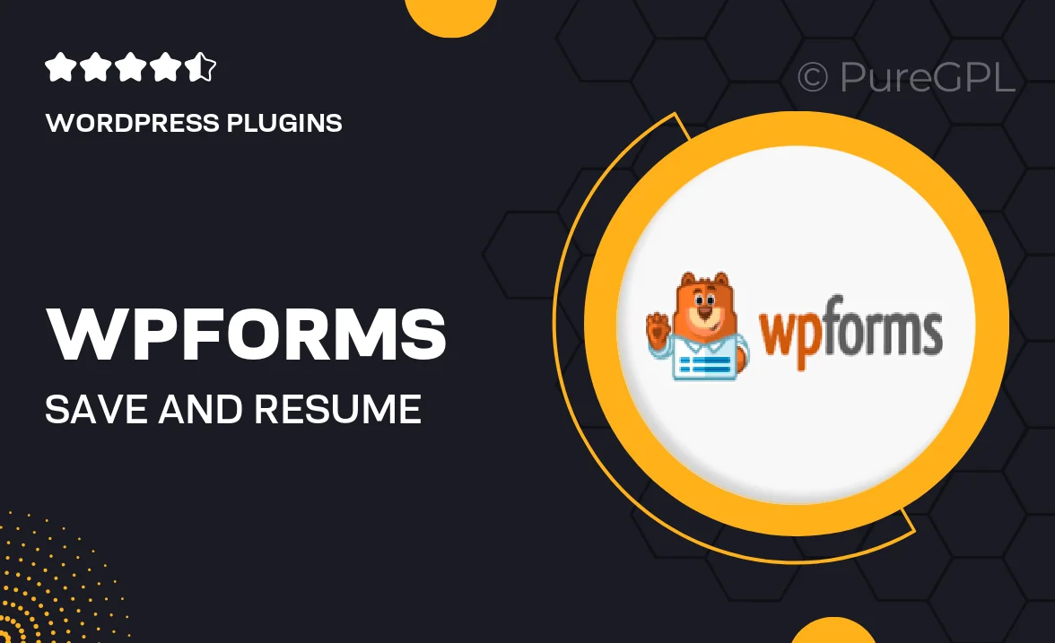 Wpforms | Save and Resume