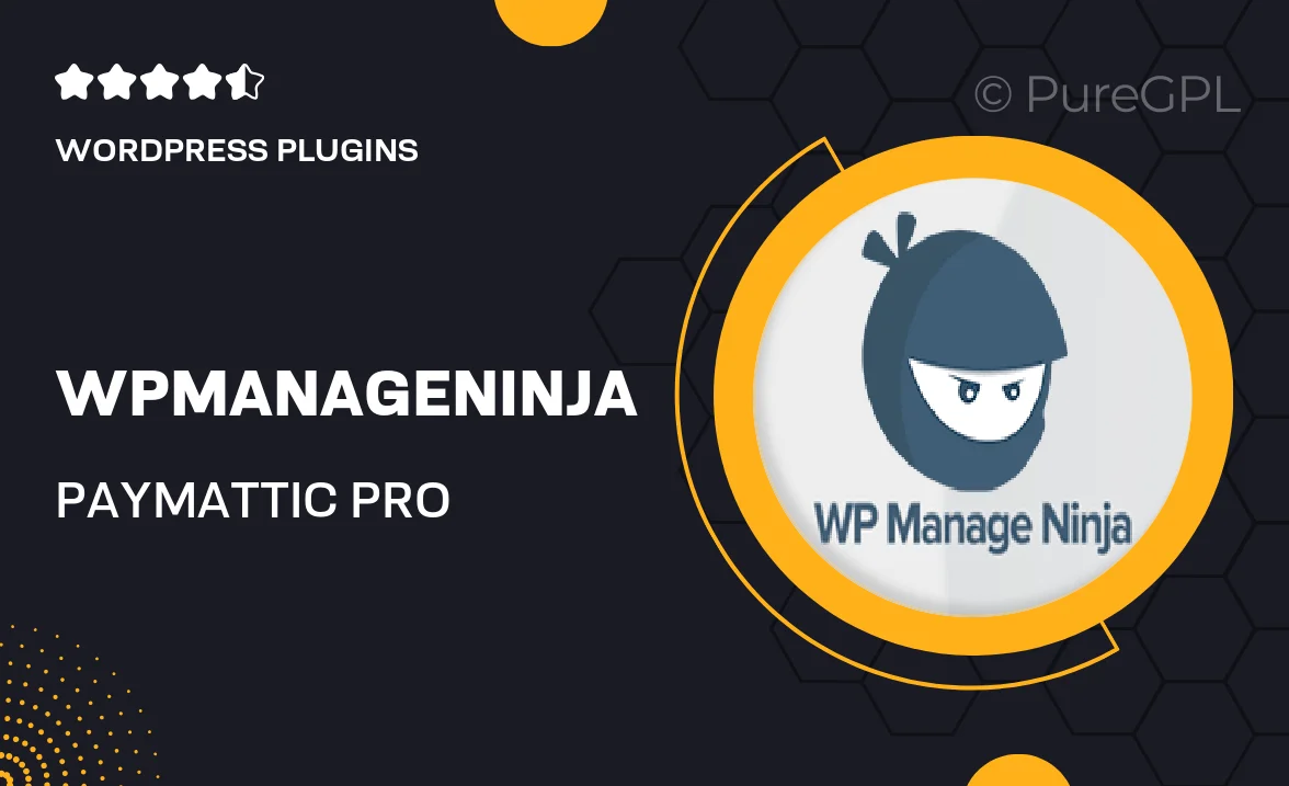 WPManageNinja | Paymattic Pro – WordPress Payments and Donations