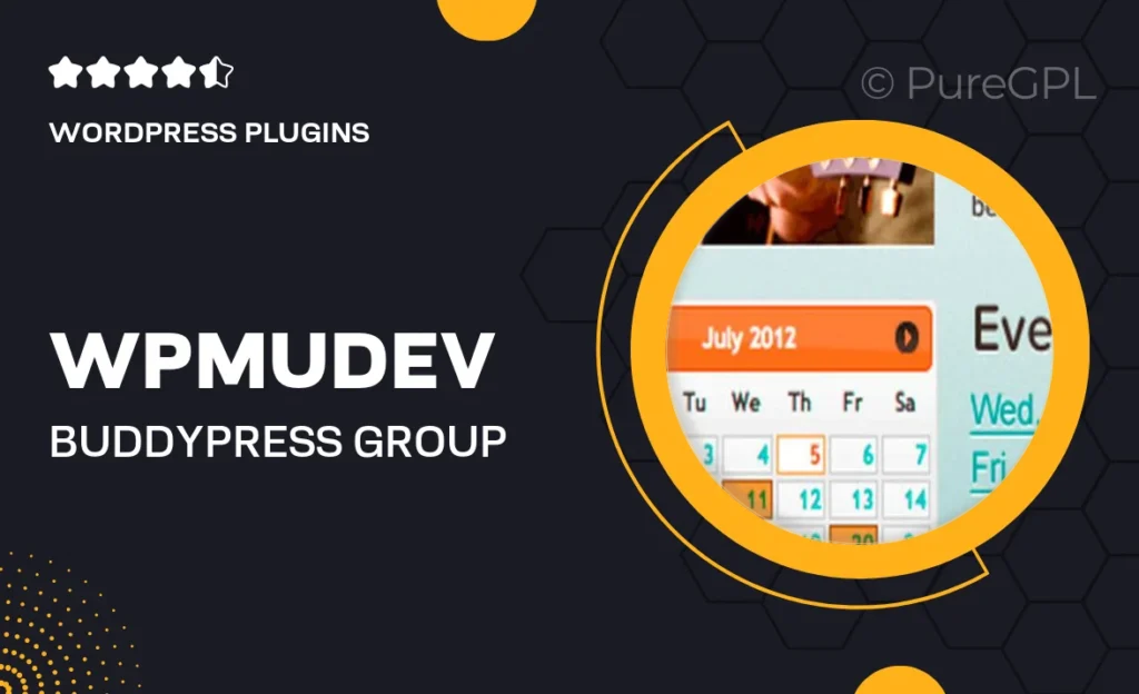 Wpmudev | BuddyPress Group Calendar 3 Wpmudev | BuddyPress Group Calendar
