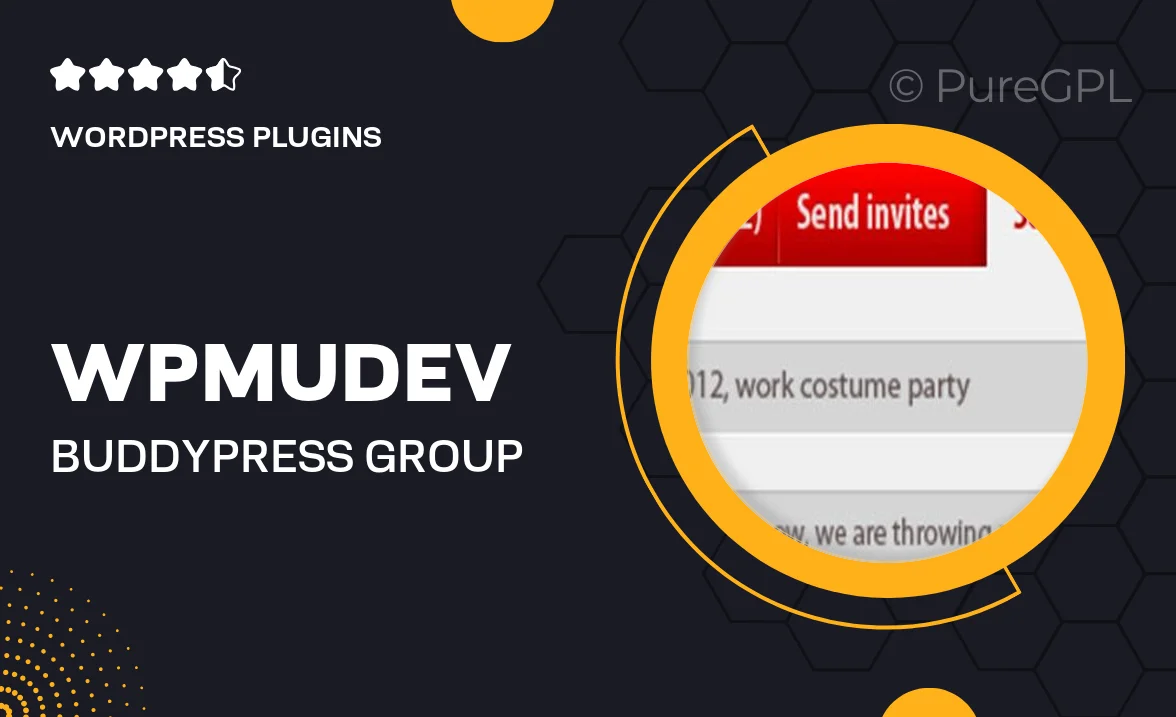 Wpmudev | BuddyPress Group Email