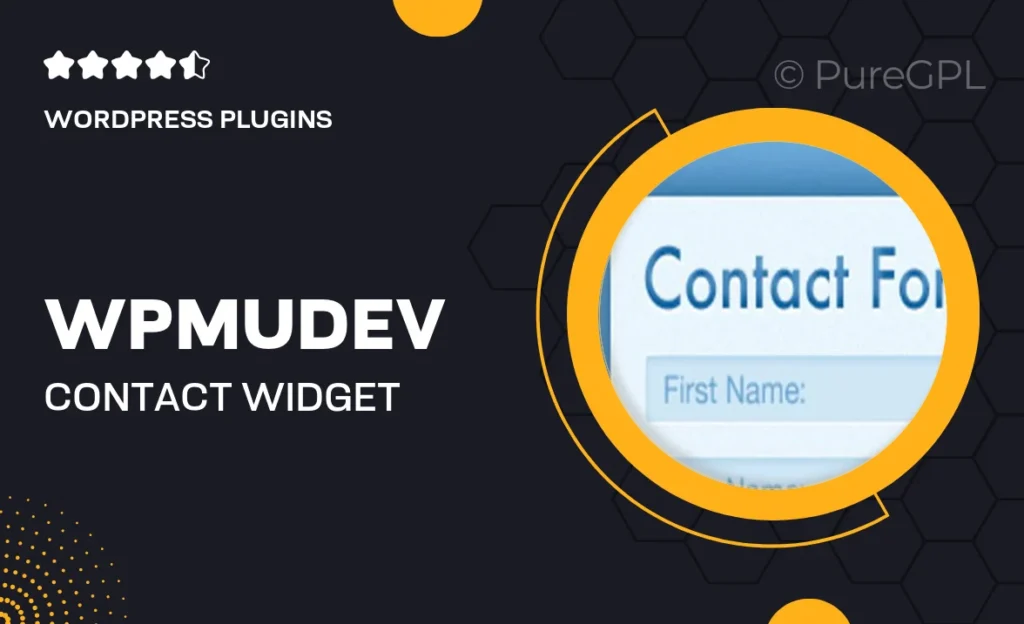 Wpmudev | Contact Widget 59 Wpmudev | Contact Widget
