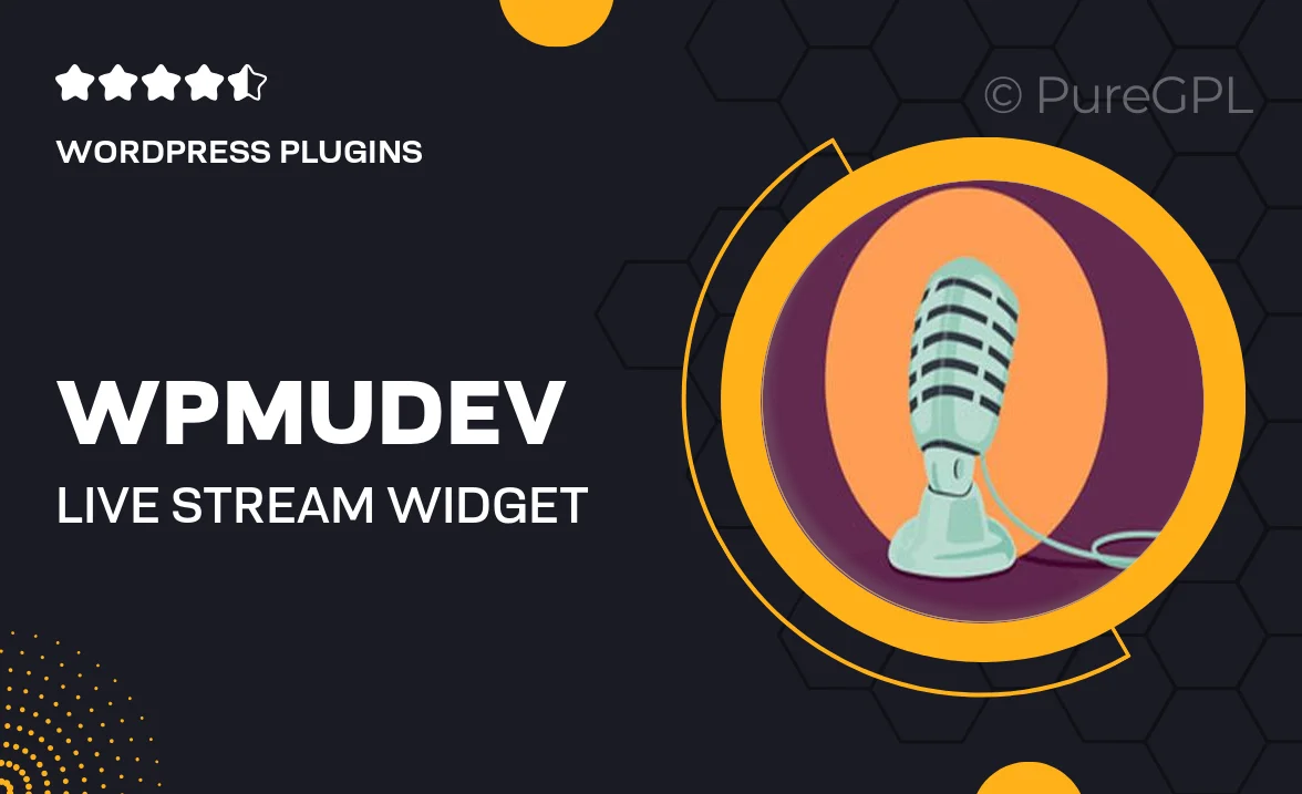 Wpmudev | Live Stream Widget