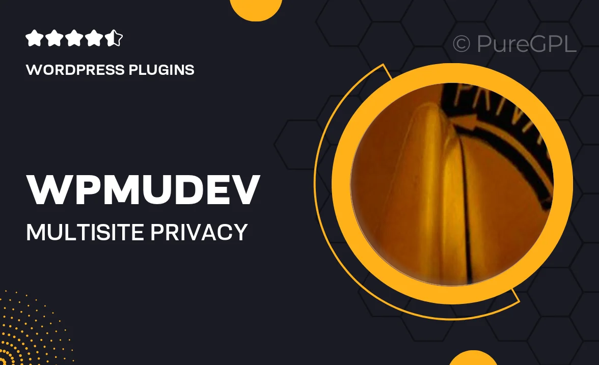 Wpmudev | Multisite Privacy