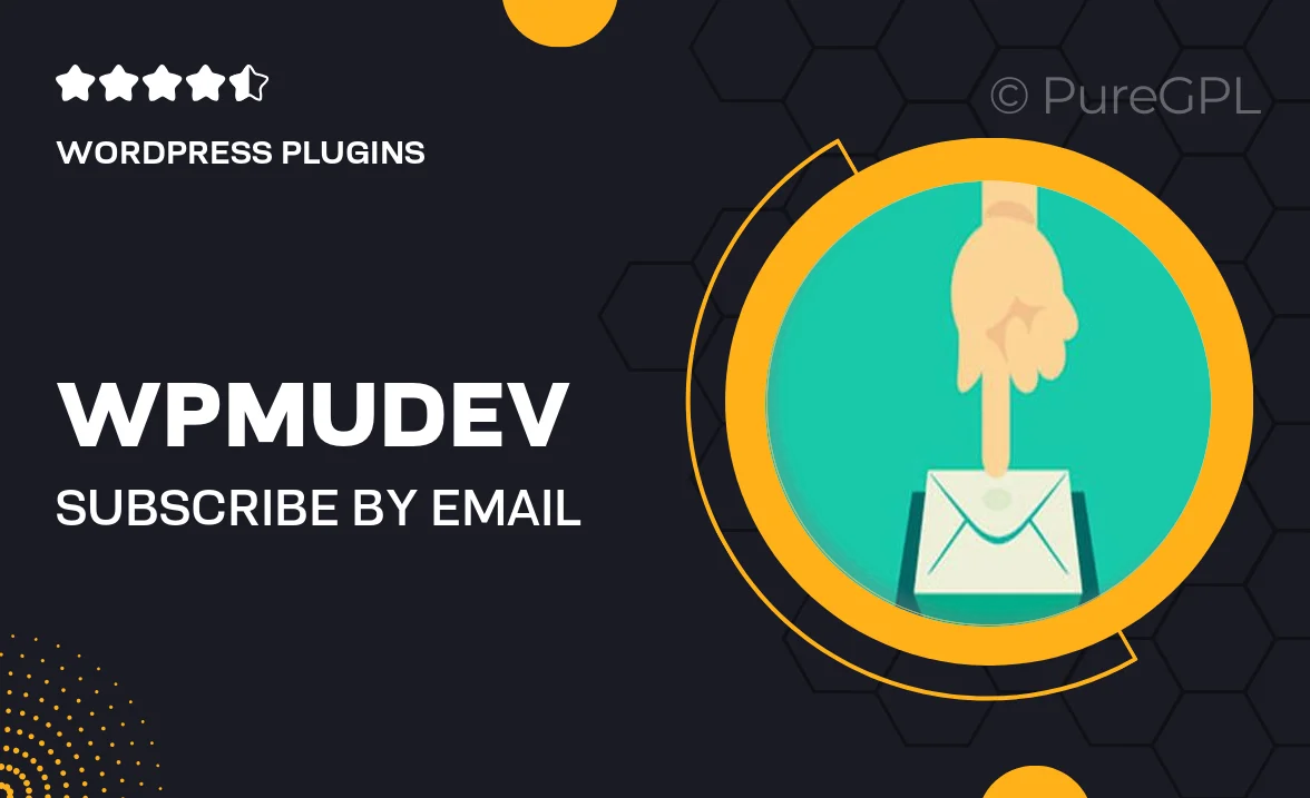 Wpmudev | Subscribe by Email