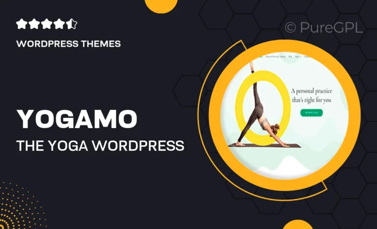 yogamo the yoga wordpress theme for private and group sessions