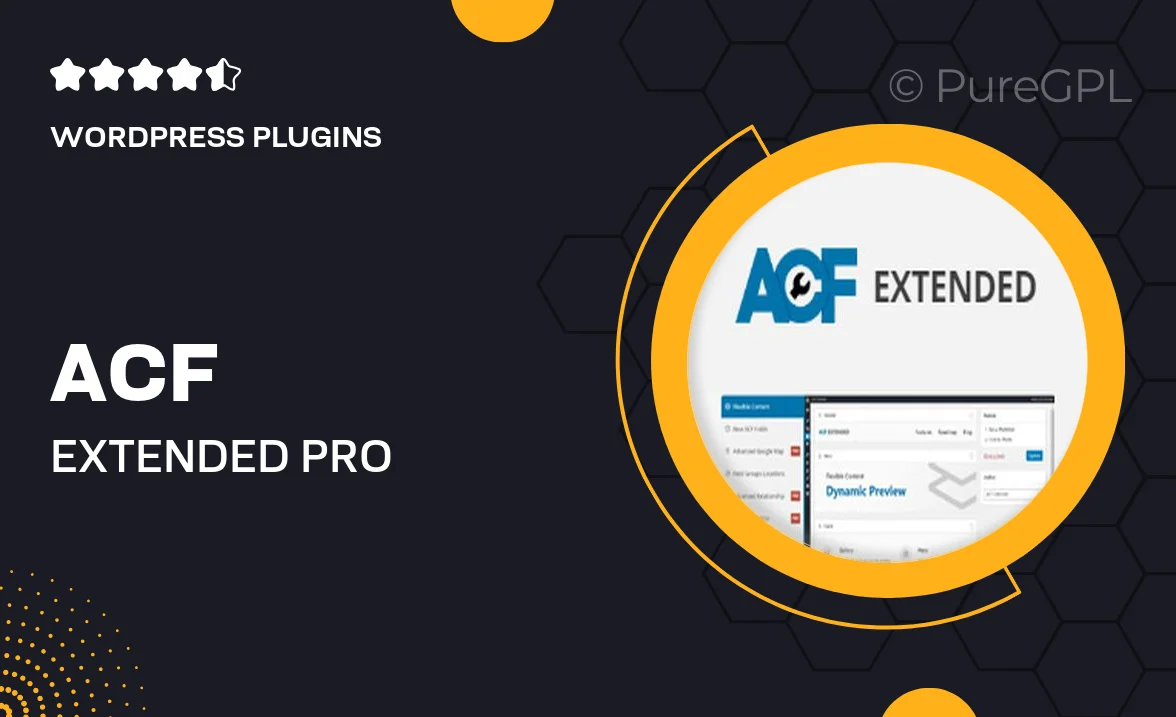 ACF Extended Pro – All-in-one Enhancement Suite for ACF & WordPress