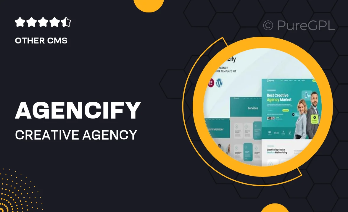 Agencify – Creative Agency Elementor Pro Template Kit