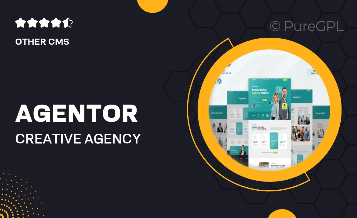 Agentor – Creative Agency Elementor Template Kit