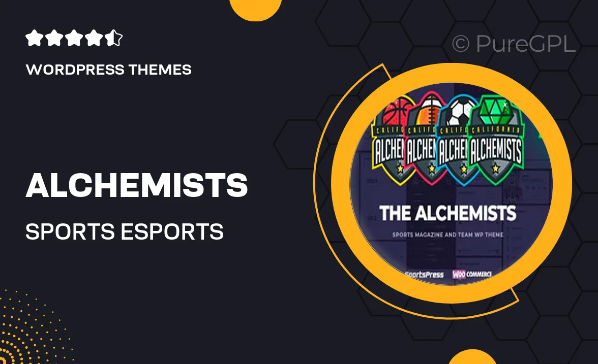Alchemists – Sports, eSports & Gaming Club and News WordPress Theme
