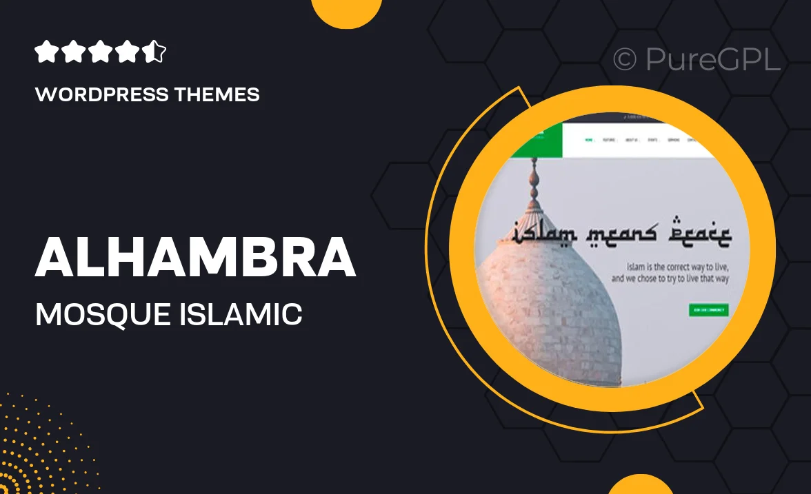 Alhambra | Mosque & Islamic Centre Church WordPress Theme + RTL