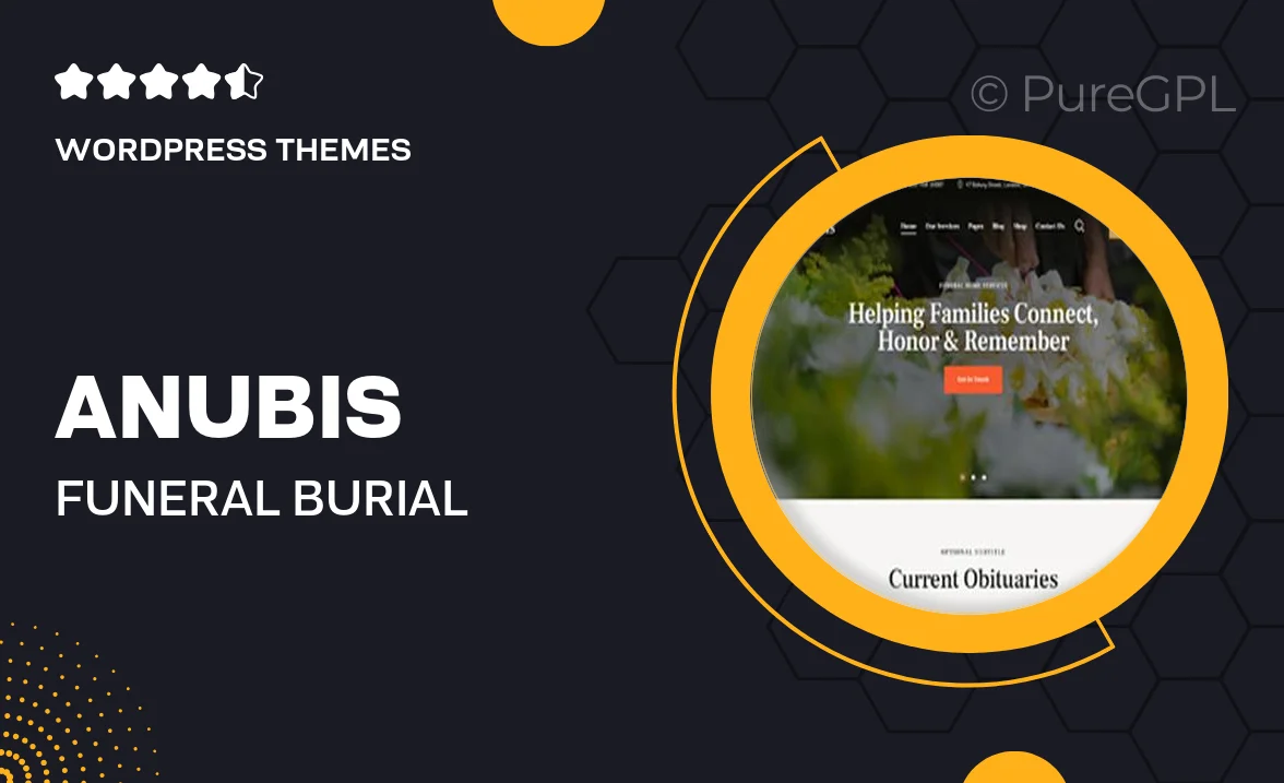 Anubis – Funeral & Burial Services WordPress Theme