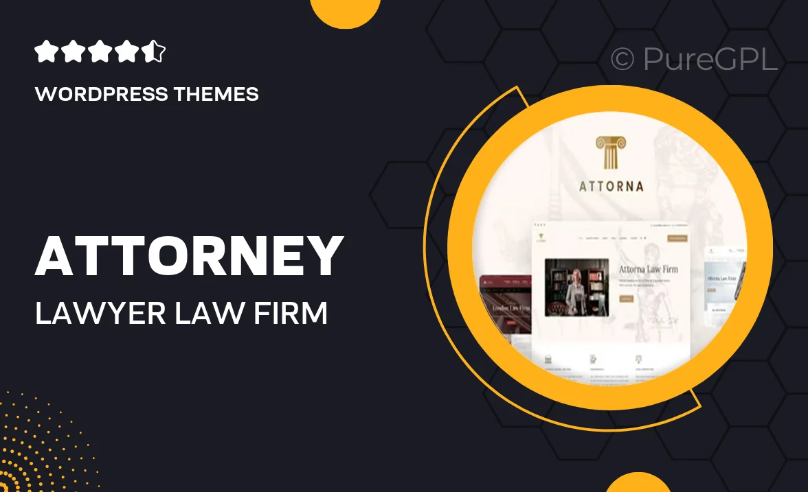 Attorney – Lawyer, Law Firm WordPress