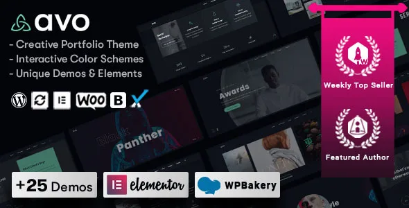 avo creative portfolio agency wordpress theme 1