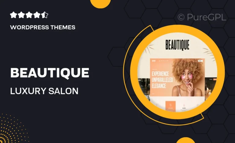 beautique luxury salon barbershop wordpress theme