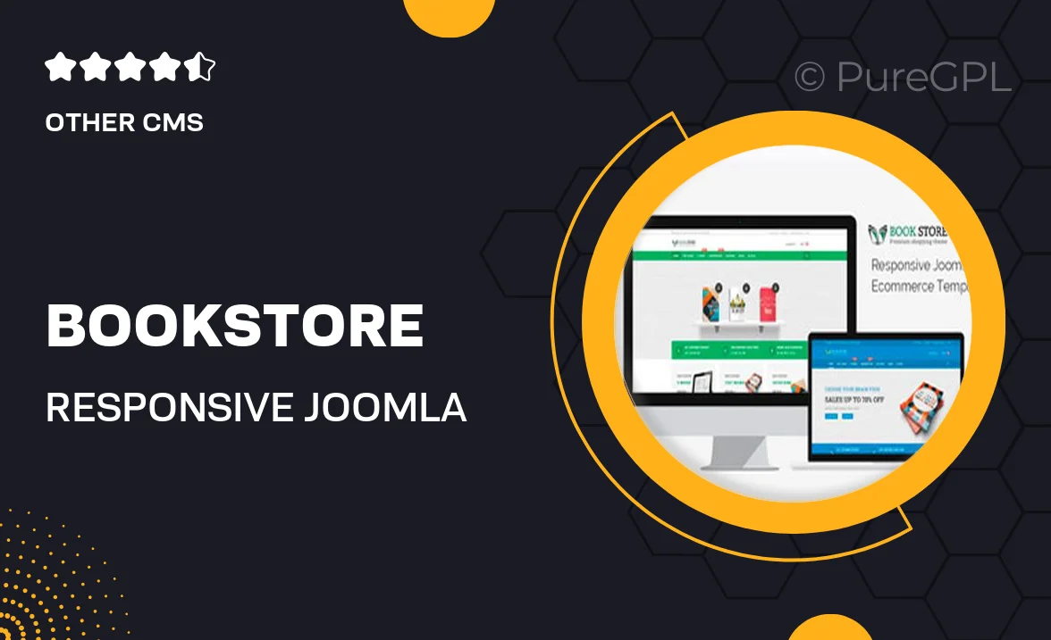 Bookstore – Responsive Joomla eCommerce Template