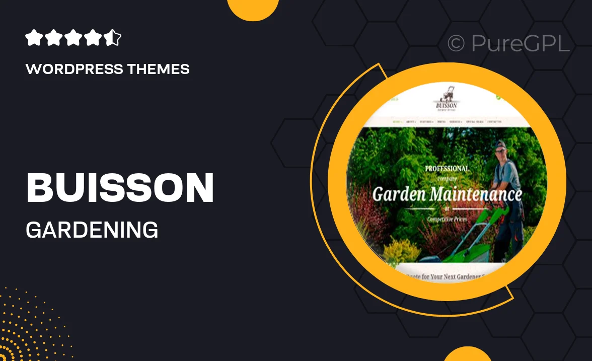 Buisson | Gardening & Landscaping WordPress Theme