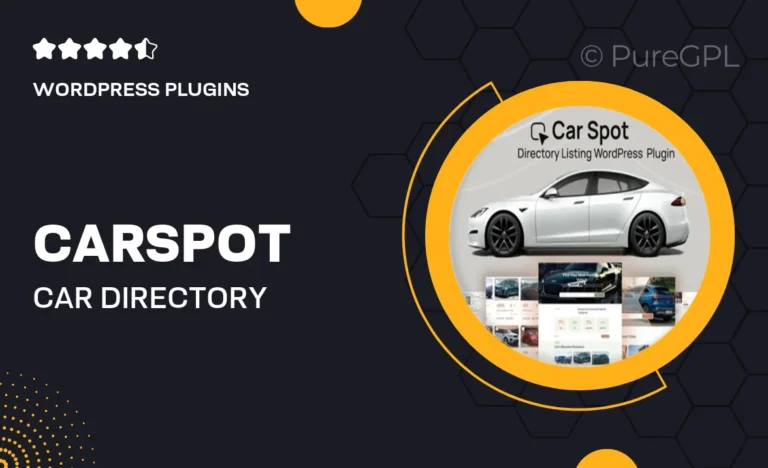 carspot car directory listing wordpress plugin