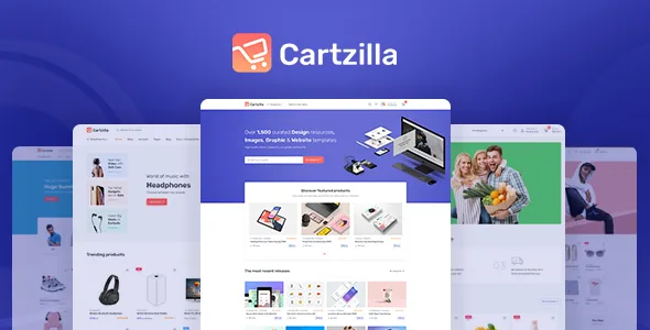 cartzilla digital marketplace grocery store wordpress theme 1