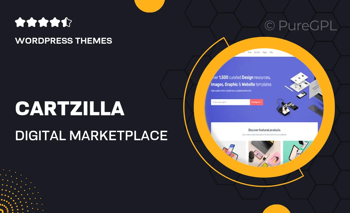 Cartzilla – Digital Marketplace & Grocery Store WordPress Theme