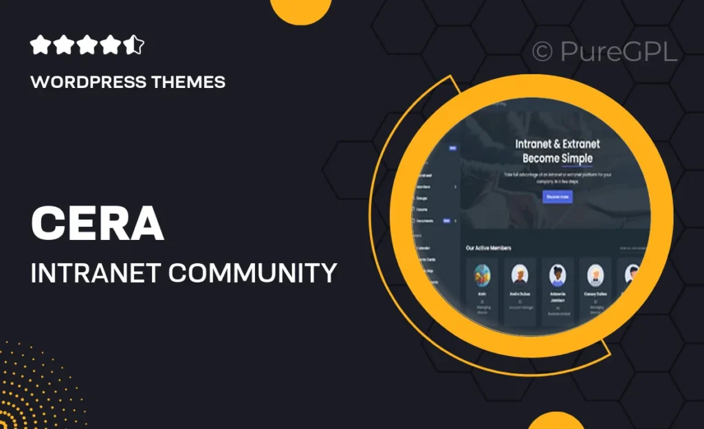 Cera – Intranet Community Theme 59 Cera – Intranet Community Theme