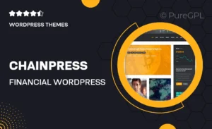 ChainPress | Financial WordPress Business Blog Theme