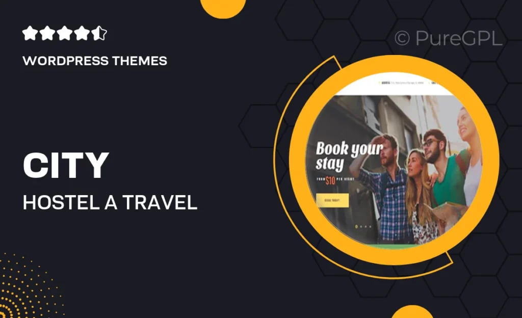 City Hostel | A Travel & Hotel Booking WordPress Theme
