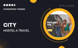 City Hostel | A Travel & Hotel Booking WordPress Theme