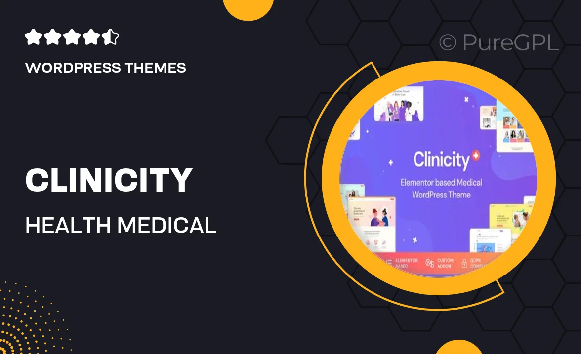 Clinicity – Health & Medical Elementor Theme