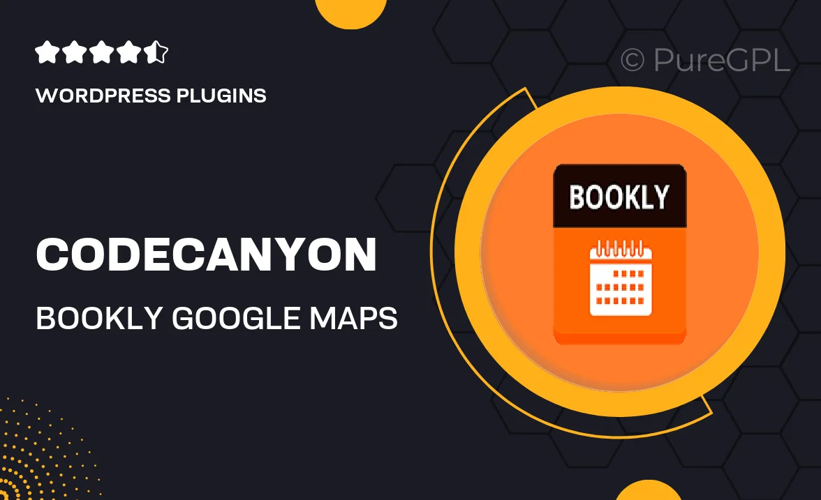 Codecanyon | Bookly Google Maps Address