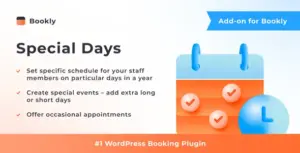 Codecanyon | Bookly Special Days
