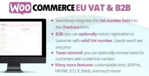 Codecanyon | WooCommerce Eu Vat & B2B