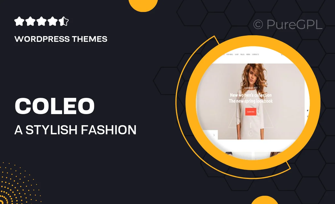 Coleo | A Stylish Fashion Clothing Store WordPress Theme