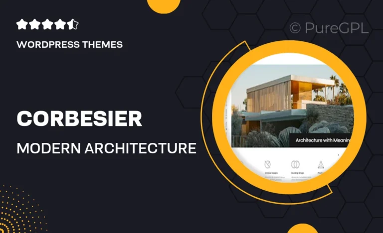 Corbesier – Modern Architecture & Interior Design WordPress Theme