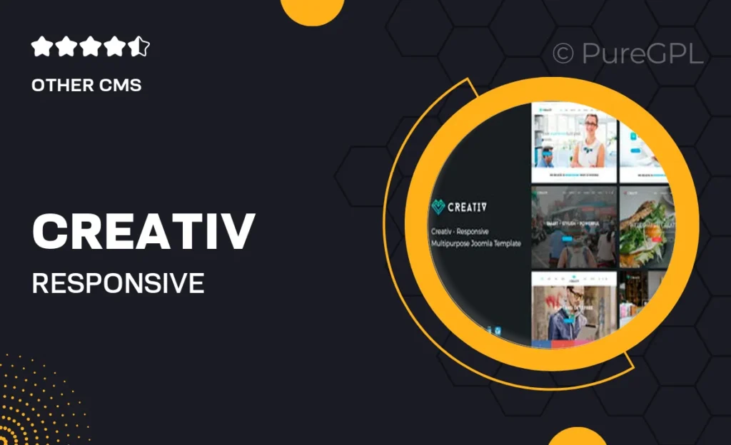 Creativ – Responsive Multipurpose Joomla Template