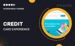 Credit Card Experience | Loan Company and Online Banking WordPress Theme