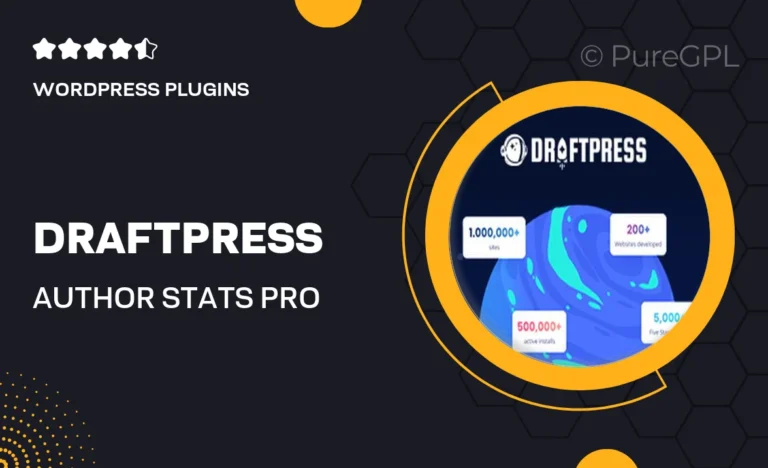 draftpress author stats pro