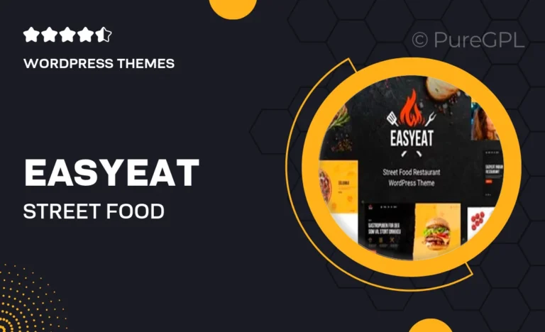 easyeat street food restaurant wordpress theme