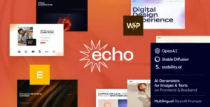 Echo – Digital Marketing & Creative Agency WordPress Theme